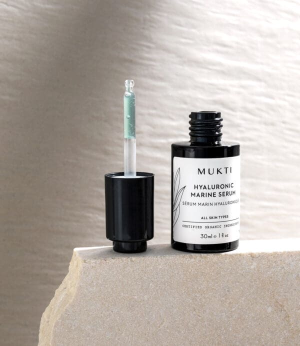 Mukti Organics Hyaluronic Marine Serum. Ilu Hub - Natural & Organic Clean Skincare Products & Makeup