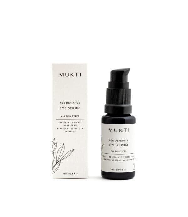 Mukti Age Defiance Eye Serum. Ilu Hub - Natural & Organic Skincare Products & Makeup