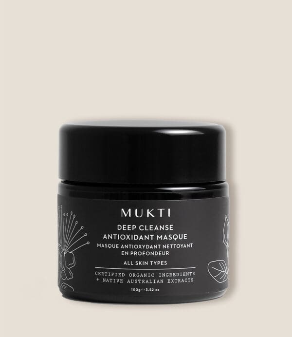 Mukti Deep Cleansing Enzyme Mask. Ilu Hub - Natural Organic Skincare Products Makeup