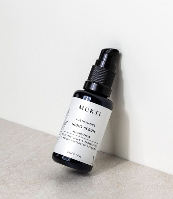 Mukti Organics Age Defiance Night Serum. Ilu Hub - Natural & Organic Clean Skincare Products & Makeup