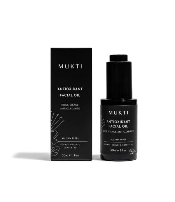 Mukti Organics Antioxidant Facial Oil. Ilu Hub - Natural Organic Clean Skincare Products Makeup