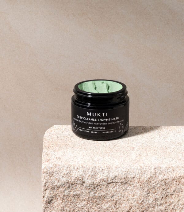 Mukti Organics Deep Cleanse Enzyme Mask. Ilu Hub - Natural Organic Clean Skincare Products Makeup