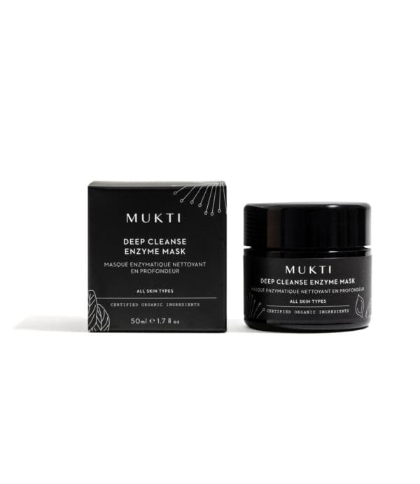 Mukti Organics Deep Cleanse Enzyme Mask. Ilu Hub - Natural Organic Clean Skincare Products Makeup