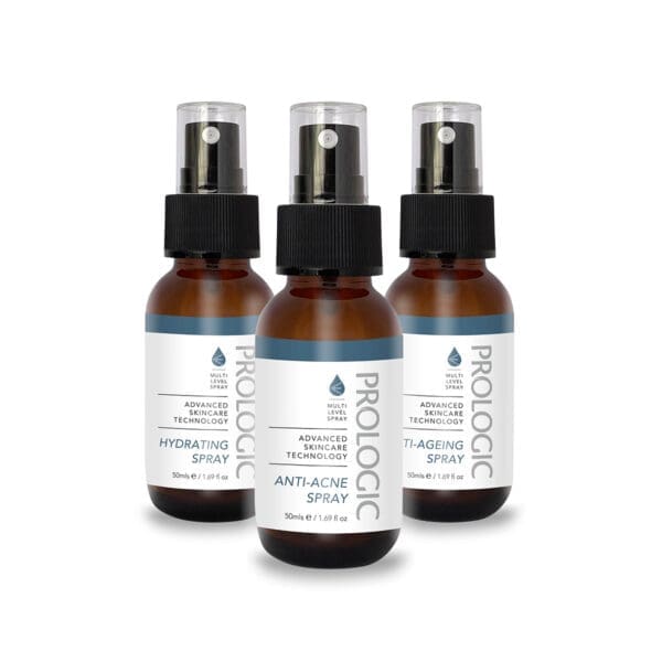 Prologic Anti-Ageing Spray. Hydrating Spray. Anti-Acne Spray. Ilu Hub - Natural Organic Skincare Products Makeup