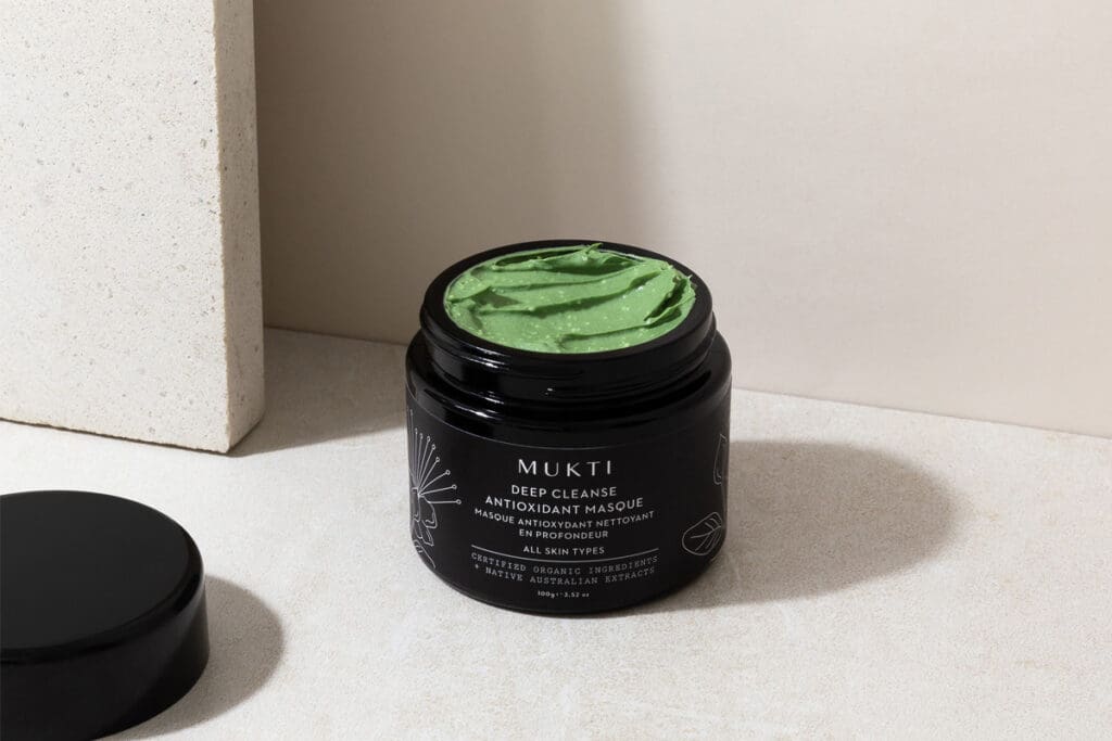 Mukti Deep Cleansing Enzyme Mask. Ilu Hub - Natural Organic Skincare Products Makeup