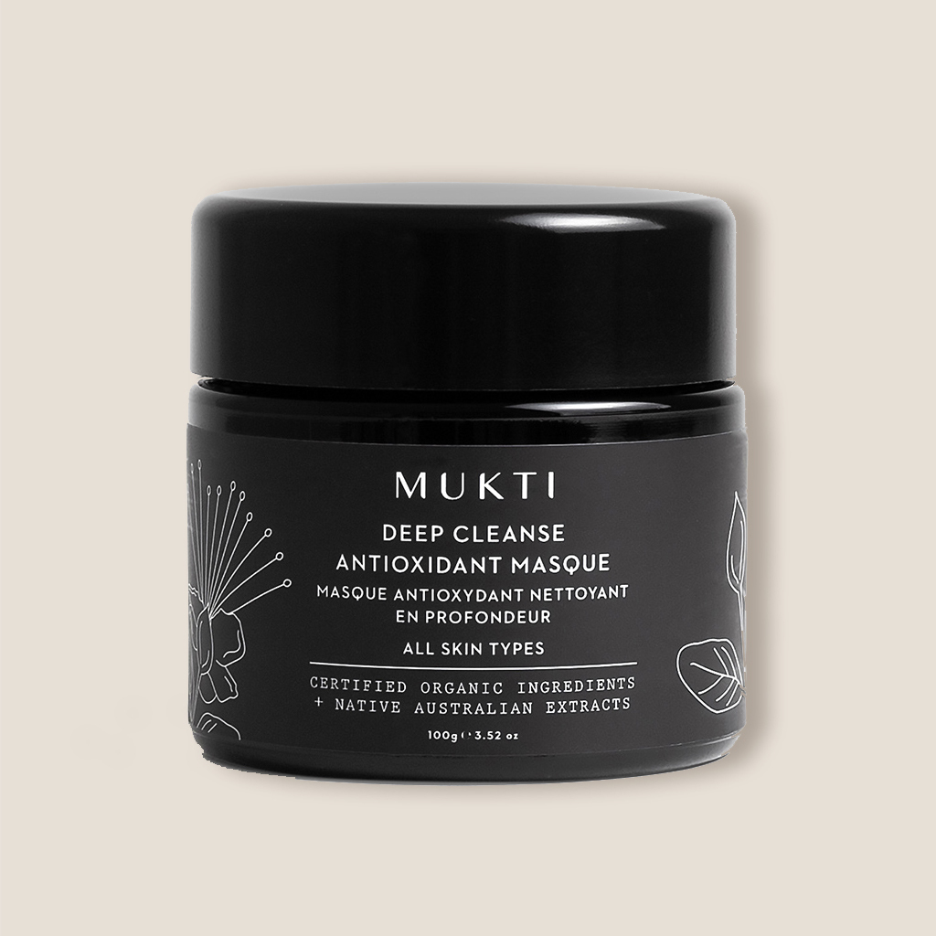 Mukti Deep Cleansing Enzyme Mask. Ilu Hub - Natural Organic Skincare Products Makeup