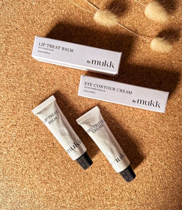 Eye Contour Cream & Lip Treat Balm by mukk. Ilu Hub - Natural & Organic Skincare Products & Makeup