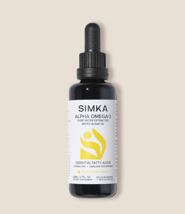 Simka Alpha Omega-3 Liquid Supplements. Ilu Hub - Natural Organic Clean Skincare Products Makeup