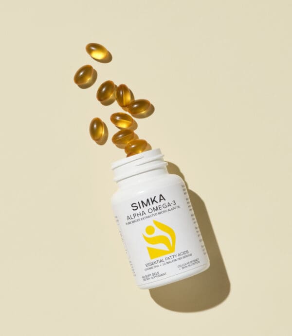 Simka Alpha Omega-3 Soft Gels Supplements. Ilu Hub - Natural Organic Clean Skincare Products Makeup