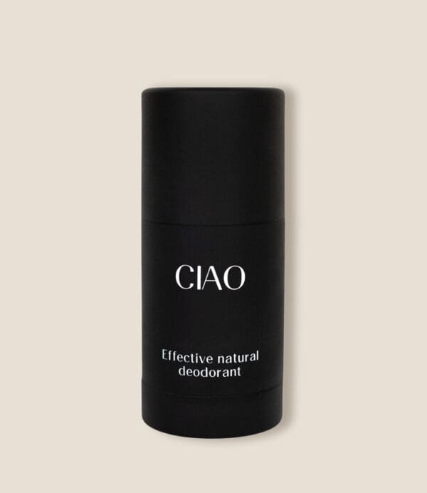 CIAO Natural Stick Deodorant with Reusable Metal Case and 2 Refills. Ilu Hub - Natural Organic Clean Skincare Products Makeup