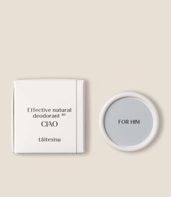 CIAO Natural Stick Deodorant Refill For Him. Ilu Hub - Natural Organic Clean Skincare Products Makeup Haircare