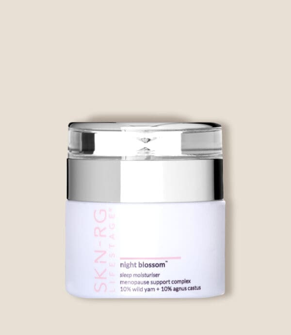 Skin-RG Night Blossom Sleeping Moisturiser Menopause Support. Ilu Hub - Natural, Organic Clean Skincare Products, Makeup