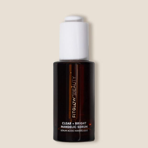 Fitglow Beauty Clear + Bright Mandelic Serum Drops. Ilu Hub - Natural Organic Clean Skincare Products Makeup